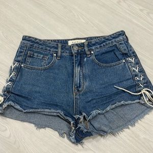 Lace up high waisted Pacsun shorts size 27